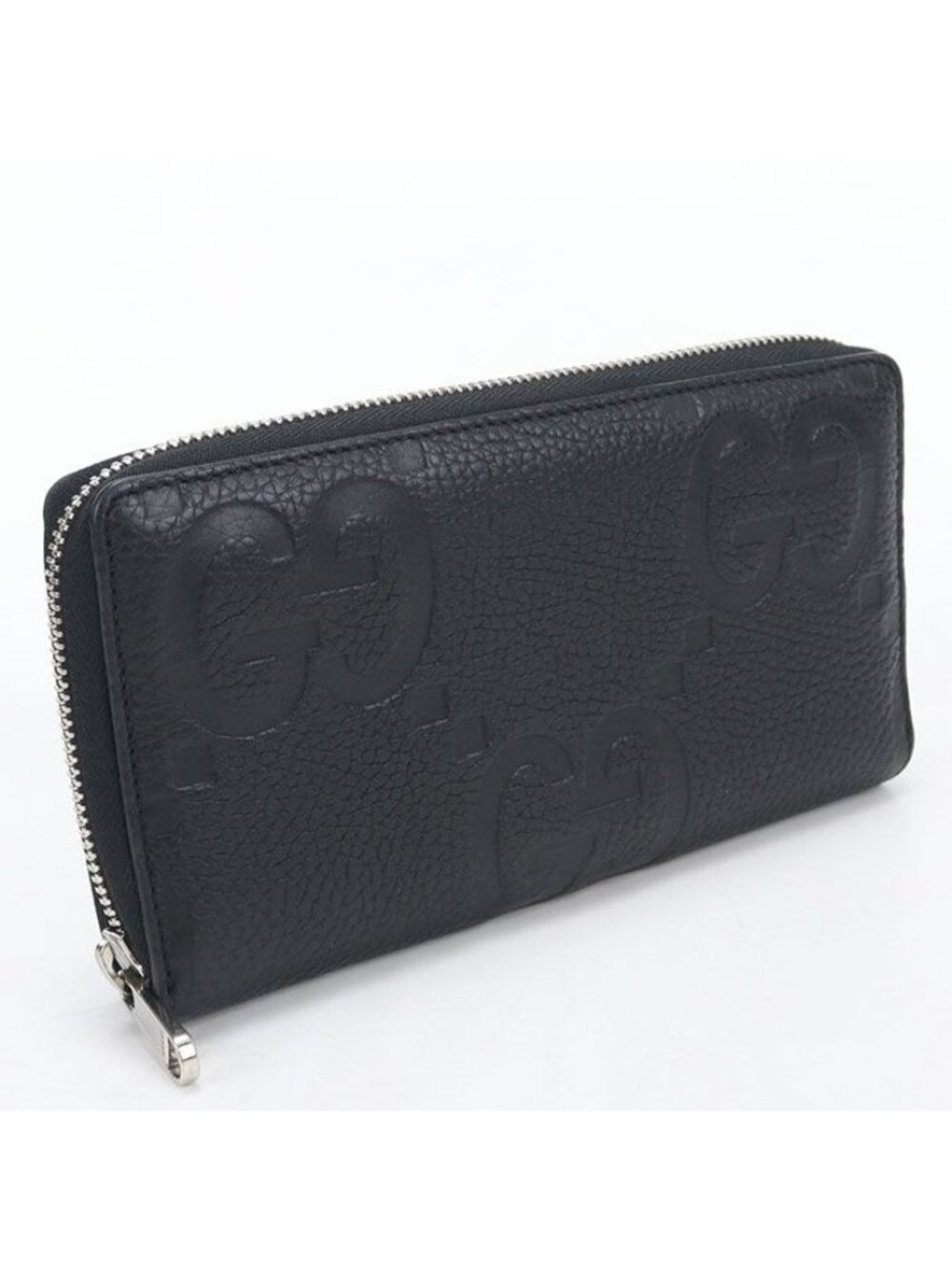 Gucci Jumbo GG Wallet Zip Around Leather